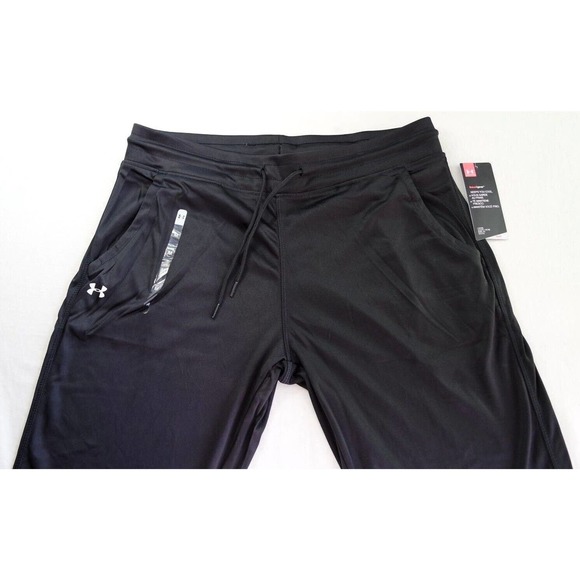Under Armour Women's Tech Capris 3/4 Pants Small Black Athletic Gym New MSRP$40 - Picture 5 of 10